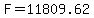 F=11809.62