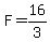 F=16%2F3