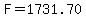 F=1731.70