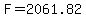 F=2061.82