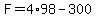 F=4%2A98-300