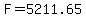 F=5211.65