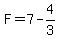 F=7-4%2F3