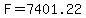 F=7401.22