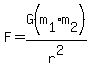 F=G%28m%5B1%5Dm%5B2%5D%29%2Fr%5E2