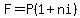 F=P%281%2Bni%29