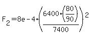F%5B2%5D+=+8e-4%2A%286400%2A%2880%2F90%29%2F7400%29%5E2