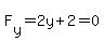 F%5By%5D+=++2y+%2B+2+=+0