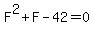 F%5E2%2BF-42=0