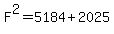 F%5E2=5184%2B2025