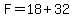 F+=+18%2B32