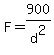 F+=+900%2Fd%5E2