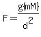 F+=+g%28m+M%29%2Fd%5E2