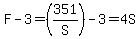 F-3=%28351%2FS%29-3=4S