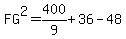 FG%5E2=400%2F9%2B36-48