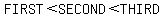 FIRST%3CSECOND%3CTHIRD