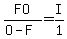 FO%2F%28O-F%29=I%2F1