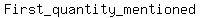 First_quantity_mentioned