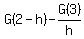G%282-h%29-G%283%29%2Fh