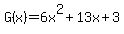 G%28x%29=6x%5E2%2B13x%2B3