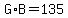 G%2AB=135