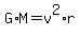 G%2AM=v%5E2%2Ar