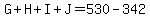 G%2BH%2BI%2BJ=530-342