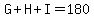 G%2BH%2BI=180