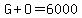 G%2BO=6000