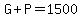 G%2BP=1500
