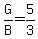 G%2FB=5%2F3