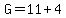 G=11%2B4