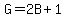 G=2B%2B1
