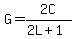 G=2C%2F%282L%2B1%29