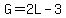 G=2L-3