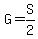 G=S%2F2