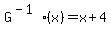 G%5E%28-1%29+%28x%29+=+x+%2B+4