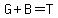 G+%2B+B+=+T