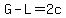 G-L=2c