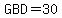GBD+=30