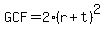 GCF=2%2A%28r%2Bt%29%5E2