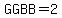 GGBB=2