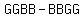 GGBB-BBGG