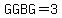 GGBG=3