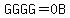 GGGG=0++B