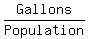Gallons%2FPopulation