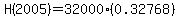 H%282005%29=32000%280.32768%29