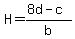 H=%288d-c%29%2Fb