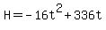 H=-16t%5E2%2B336t+