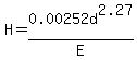H=0.00252d%5E2.27%2FE